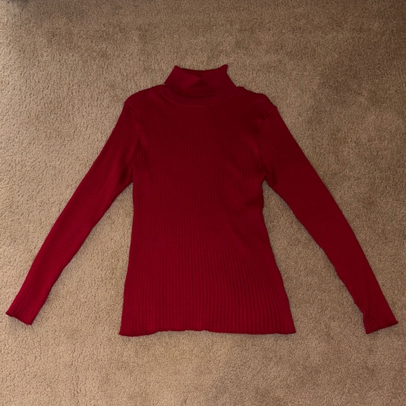 Madison Grey Ribbed Knit Sweater - Picture 1 of 2